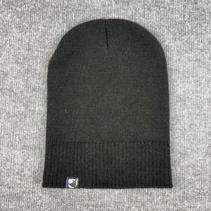 Taco Bell Logo Hat Beanie Fitted One Size Black Knit Cuff Acrylic Mens Warm